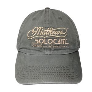 Matthews Solocam Catch Us If You Can Strapback Hat Brownish-Gray OS 6 Panel